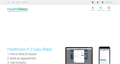 Desktop Screenshot of healthclinics.com